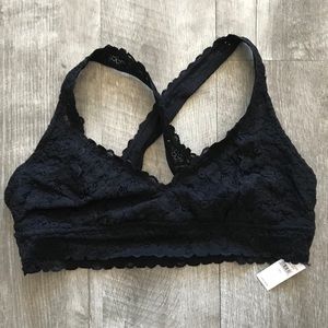 MOVING SALE - Black Lace Unpadded Bralette